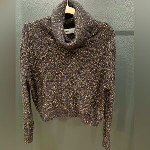 Zara Women's Multicolor Knit Crop Sweater